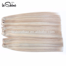 wholesale double drawn virgin remy human hair extention 200g clip in